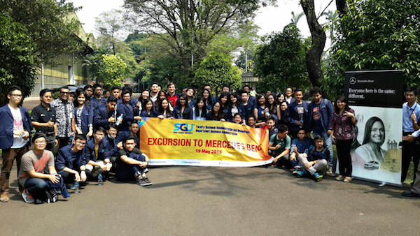 Business Administration Department Excursion to Mercedes Benz Indonesia