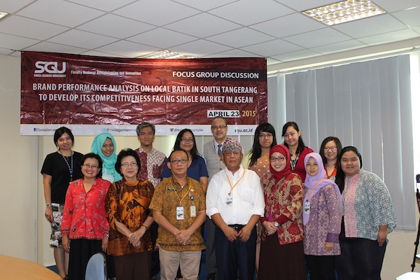 BAH Faculty held a Focus Group Discussion on Brand Performance Analysis on Local Batik to Develop Competitiveness Facing a Single Market in ASEAN