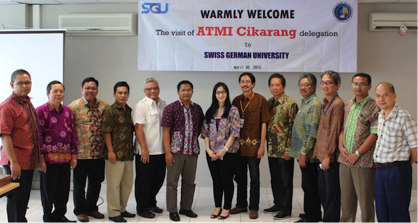 High-level delegation of ATMI Cikarang exchange visit to SGU