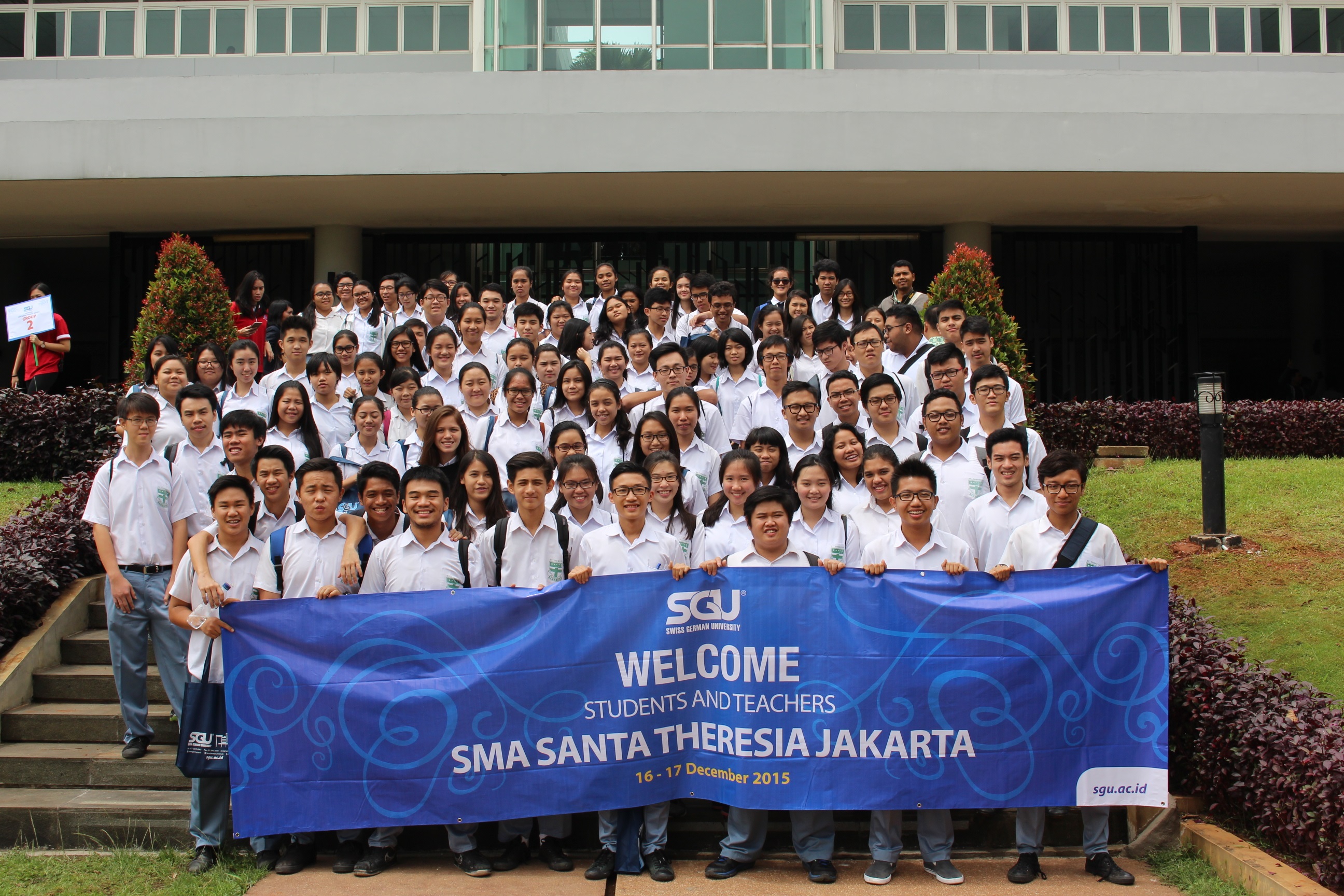 Around 210 Students of SMA Santa Theresia Visited Swiss German University