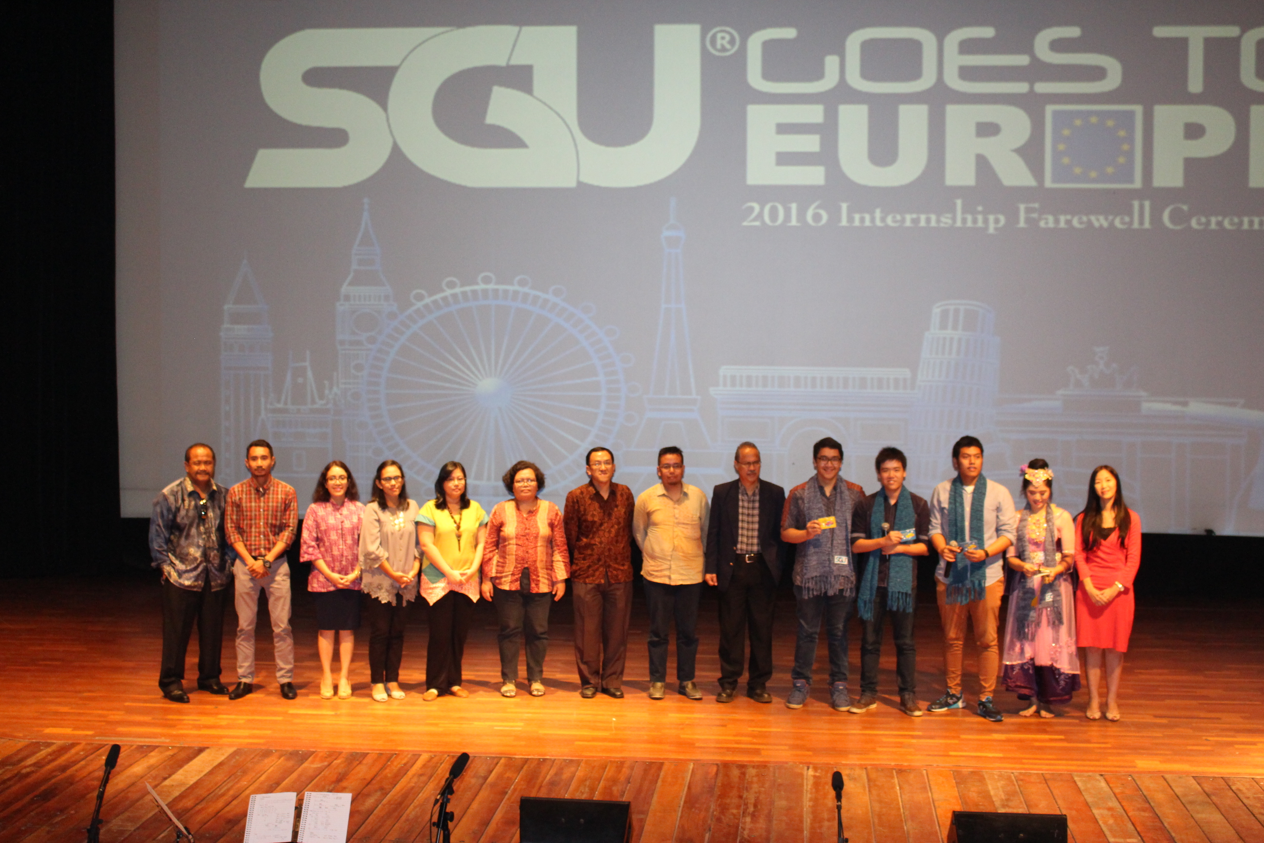 SGU Goes to Europe, a Ceremony bidding Farewell to Semester 6 Students