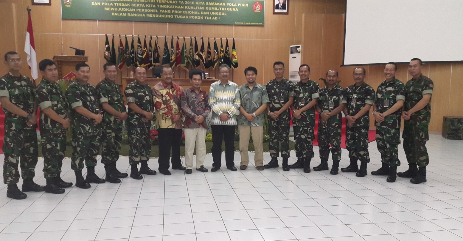 The Participation of SGU Team on the Centralized Debriefing of Indonesia’s Military Teachers/Coaches