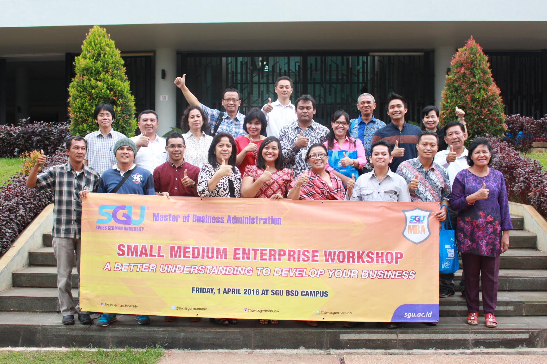 Small – Medium Enterprise Workshop from MBA Program SGU