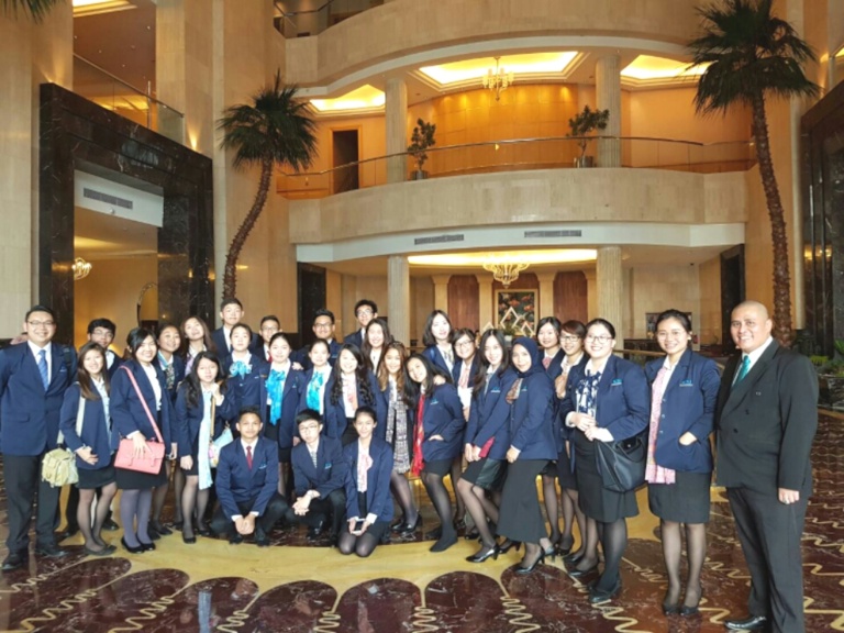 The Students of Hotel & Tourism Management Conducted a Visit to Ritz-Carlton Hotel Jakarta