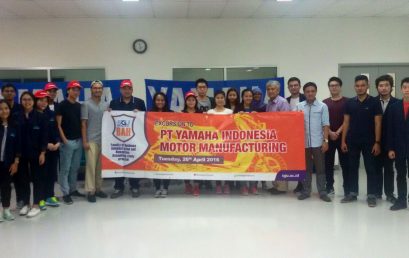 SGU visits Yamaha Factory in Pulo Gadung, North of Jakarta
