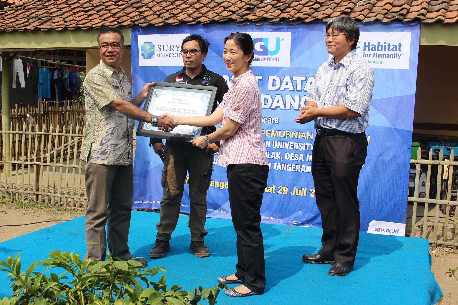 SGU Provides Clean Water to Mauk Village Community