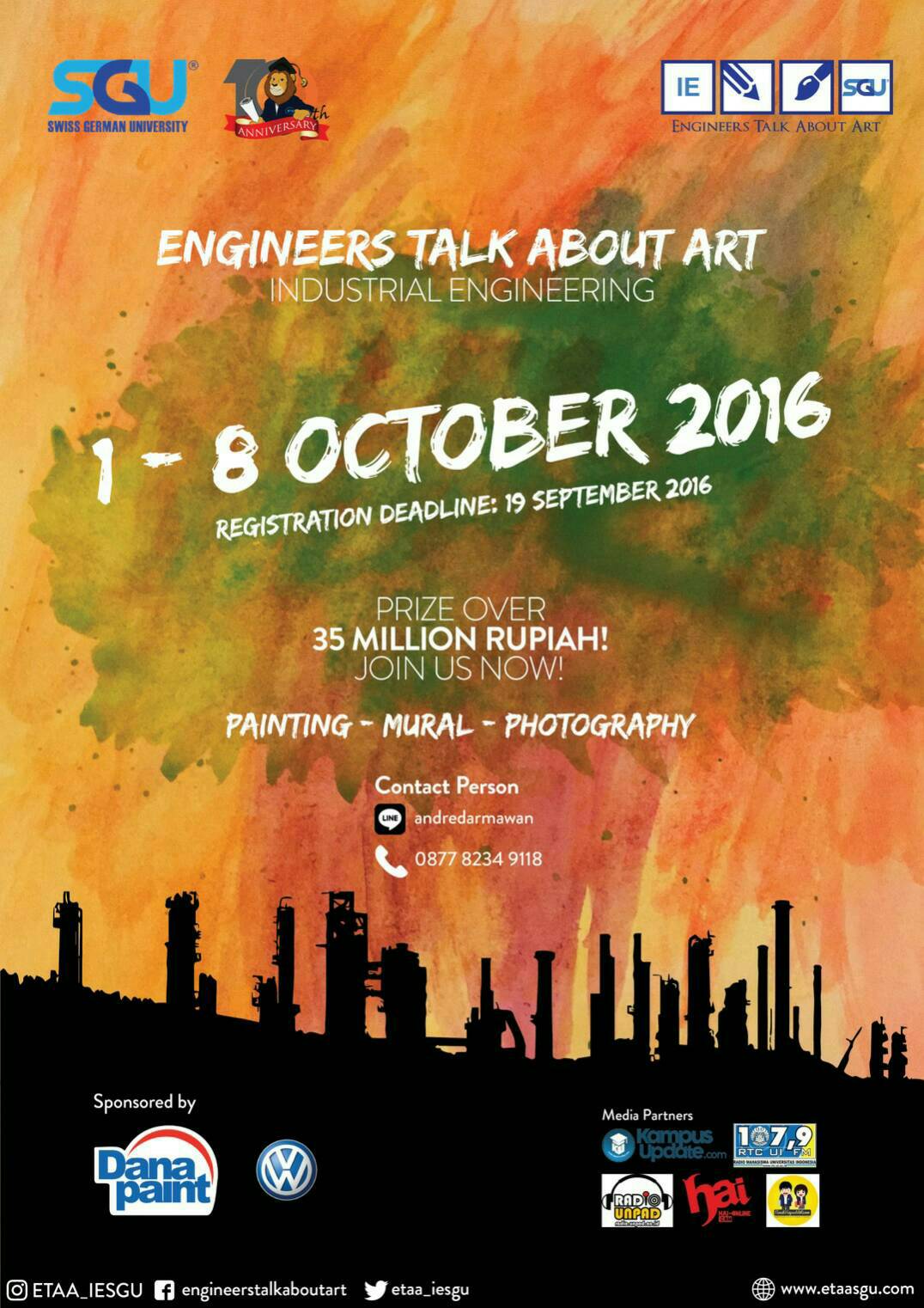 Engineers Talk About Art (ETAA) by SGU Industrial Engineering Study Program