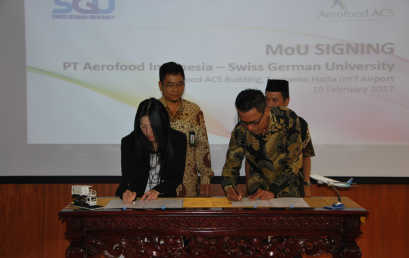 Strenthening Relationship with Industry Partner, SGU Signs MOU with Aerofood ACS