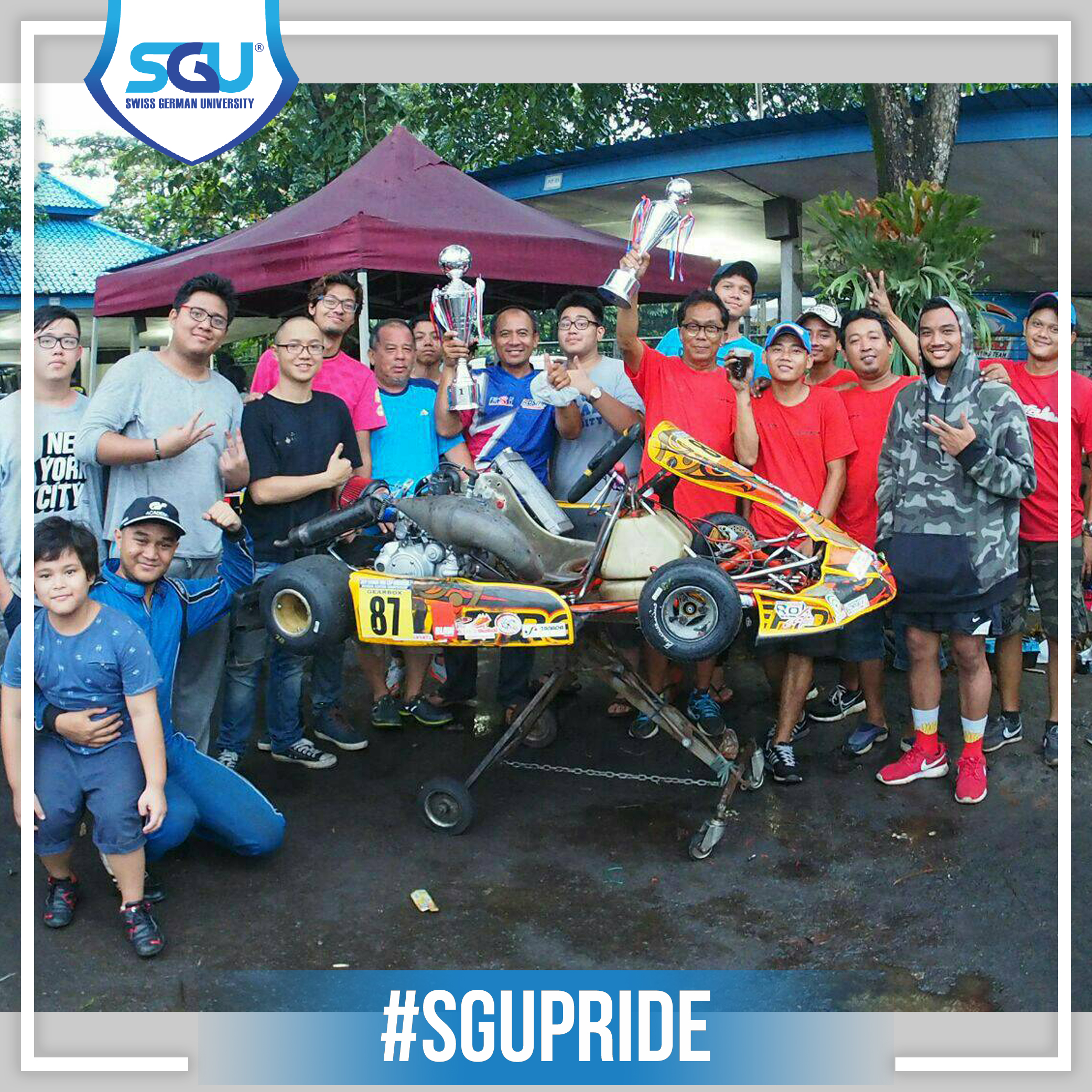 SGU Gaspro Racing Team Achieved Second Double Podium in Eshark ROK Cup 2017