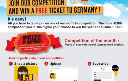 JERIN Photo Competition, Win A Free Ticket To Germany!!