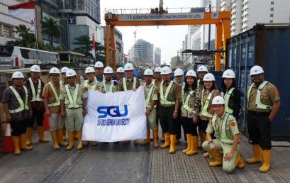 “Civitas Academica” of Swiss German University  paid a visit to the underground of Jakarta MRT Project