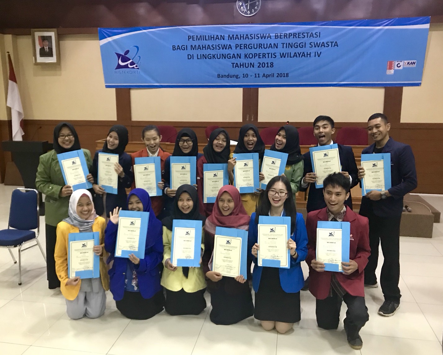 SGU Information Technology Student is through to the National Level for “Mahasiswa Berprestasi  Kopertis 2018”