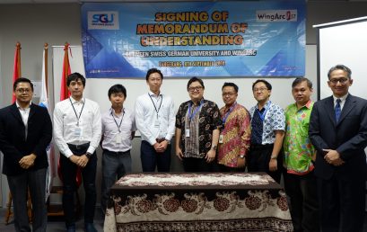 SGU signed a Memorandum of Understanding with Wingarc Singapore