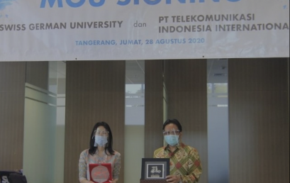 PT Telekomunikasi Indonesia International Jalin Kerja Sama dengan Swiss German University