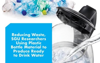 Reducing Waste, SGU Researchers Using Plastic Bottle Material to Produce Ready to Drink Water