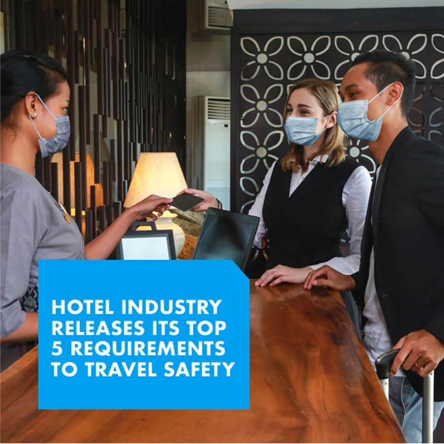 Hotel Industry Releases its Top 5 Requirements to Travel Safety