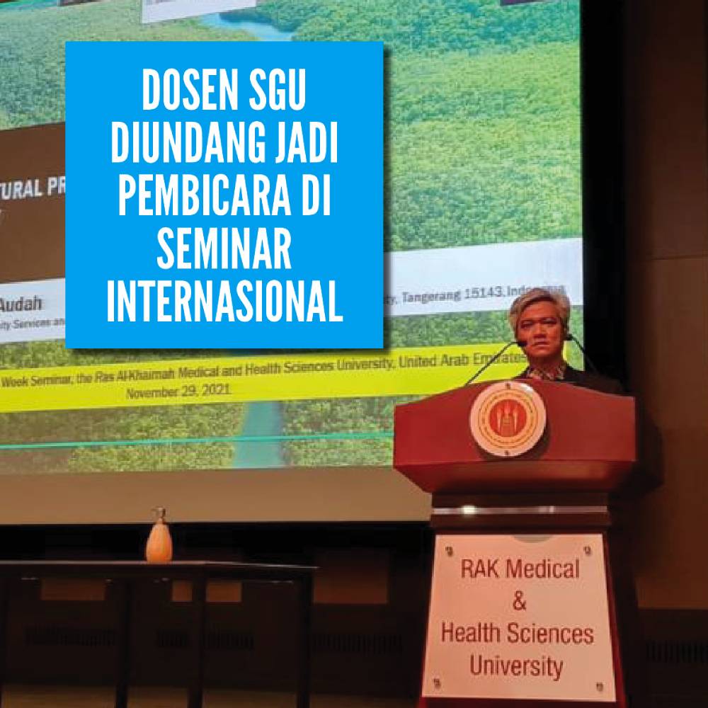 Dosen SGU Diundang Jadi Pembicara Di Seminar Internasional