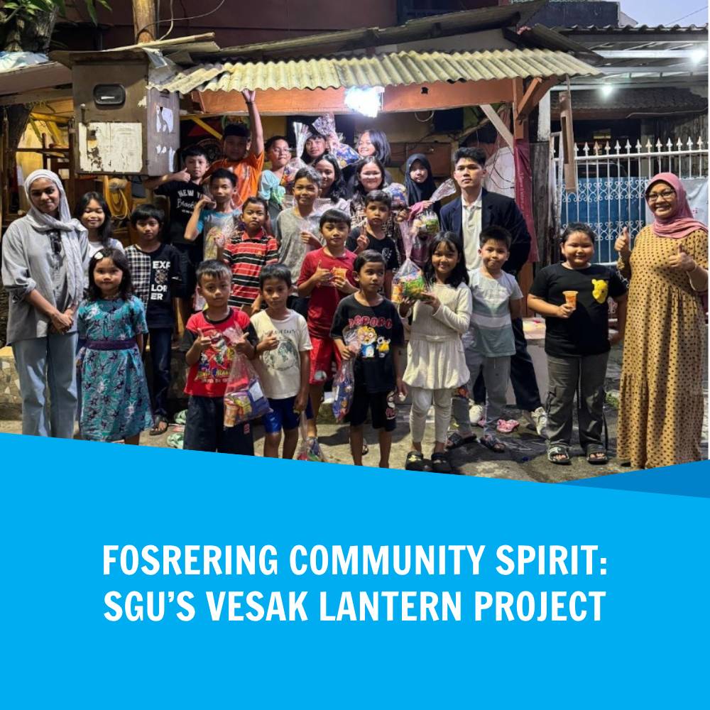 Fostering Community Spirit: SGU’s Vesak Lantern Project