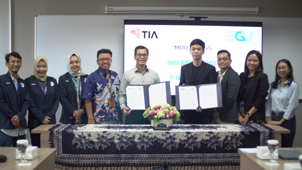 Swiss German University (SGU) Signs MOU with Tata Informasi Asia (TIA) to Foster Training and Certification Programs