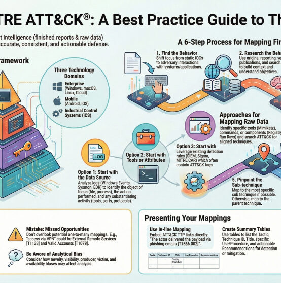 Best Practices for Mapping Cyber Threats Using the MITRE ATT&CK Framework